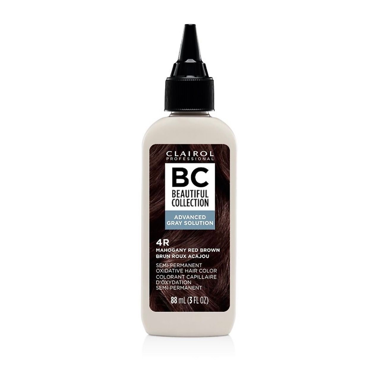 CLAIROL BEAUTIFUL COLLECTION ADVANCED GRAY SOLUTION – 4R Mahogany Red Brown