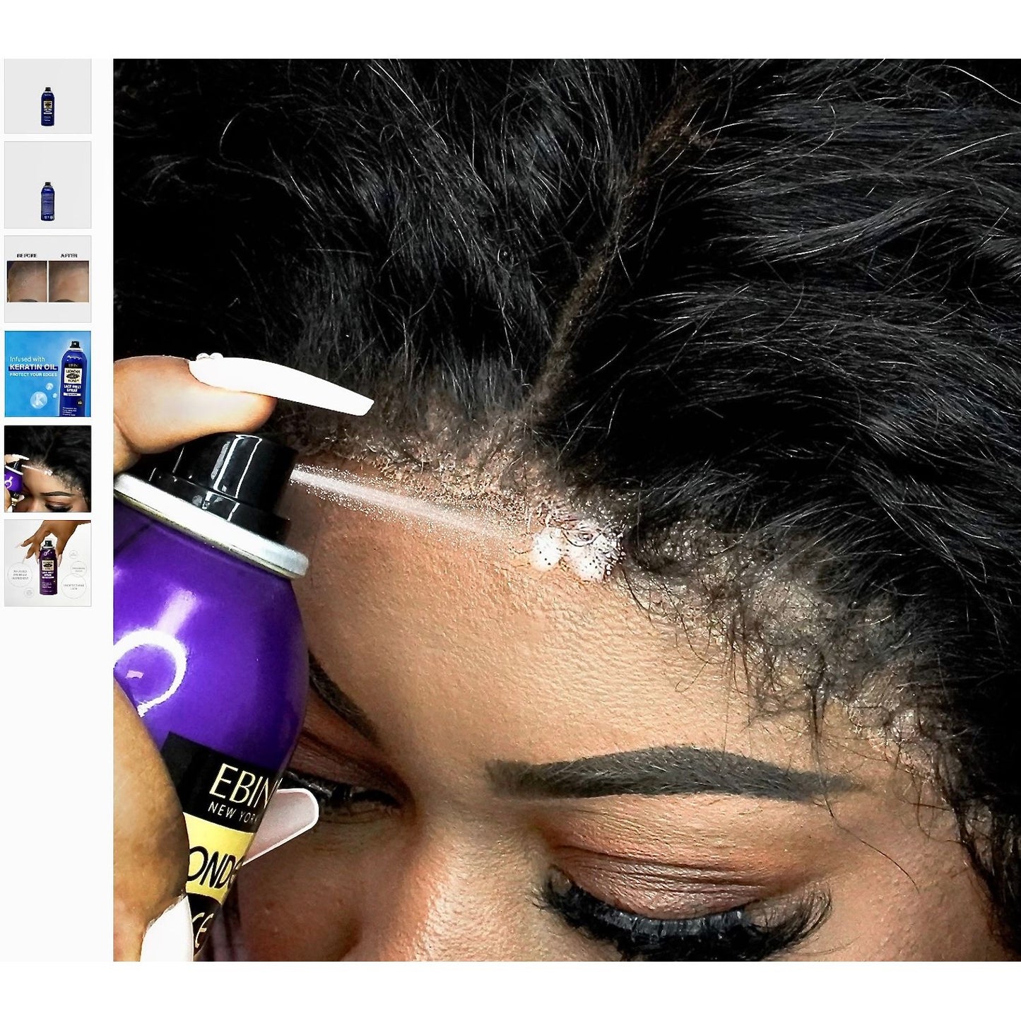 EBIN Wonder Lace Bond Lace Melt Spray- Keratin (2.7oz/80ml)