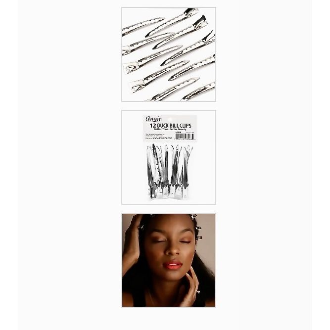 Annie Duck Bill Clips 12Ct