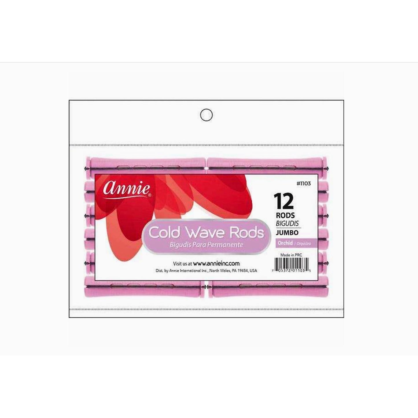 Annie Cold Wave Rods Jumbo 12Ct Orchid #1103