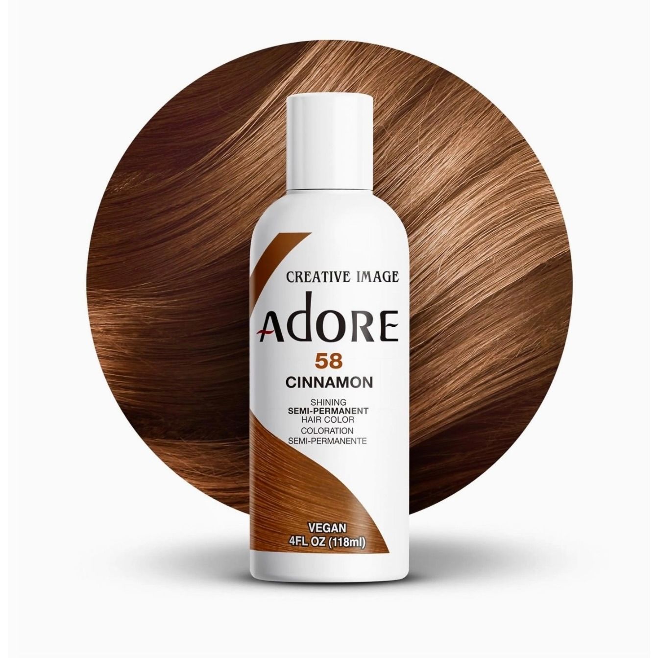 Adore Semi Permanent Hair Color 58 Cinnamon