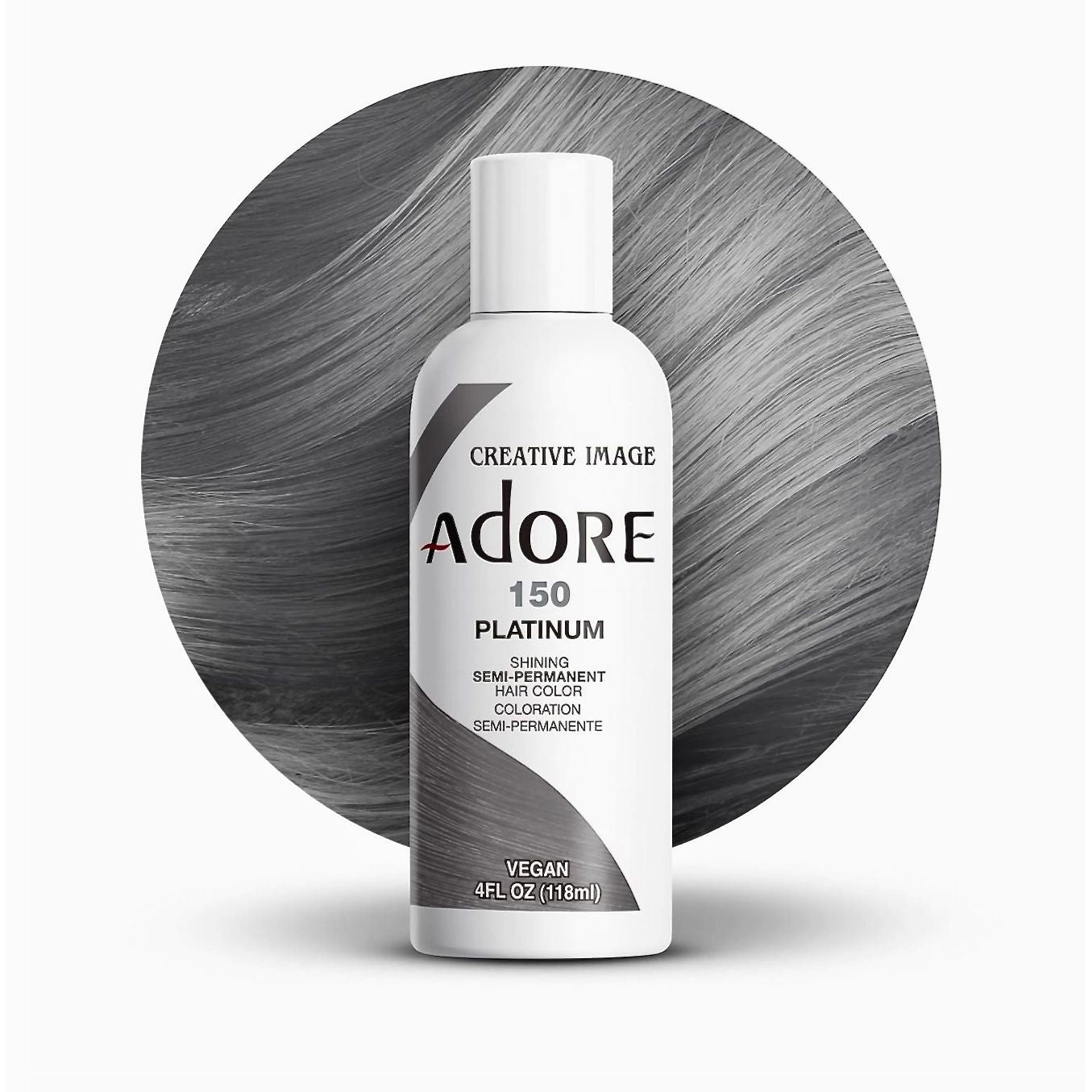 Adore Semi Permanent Hair Color 150 Platinum