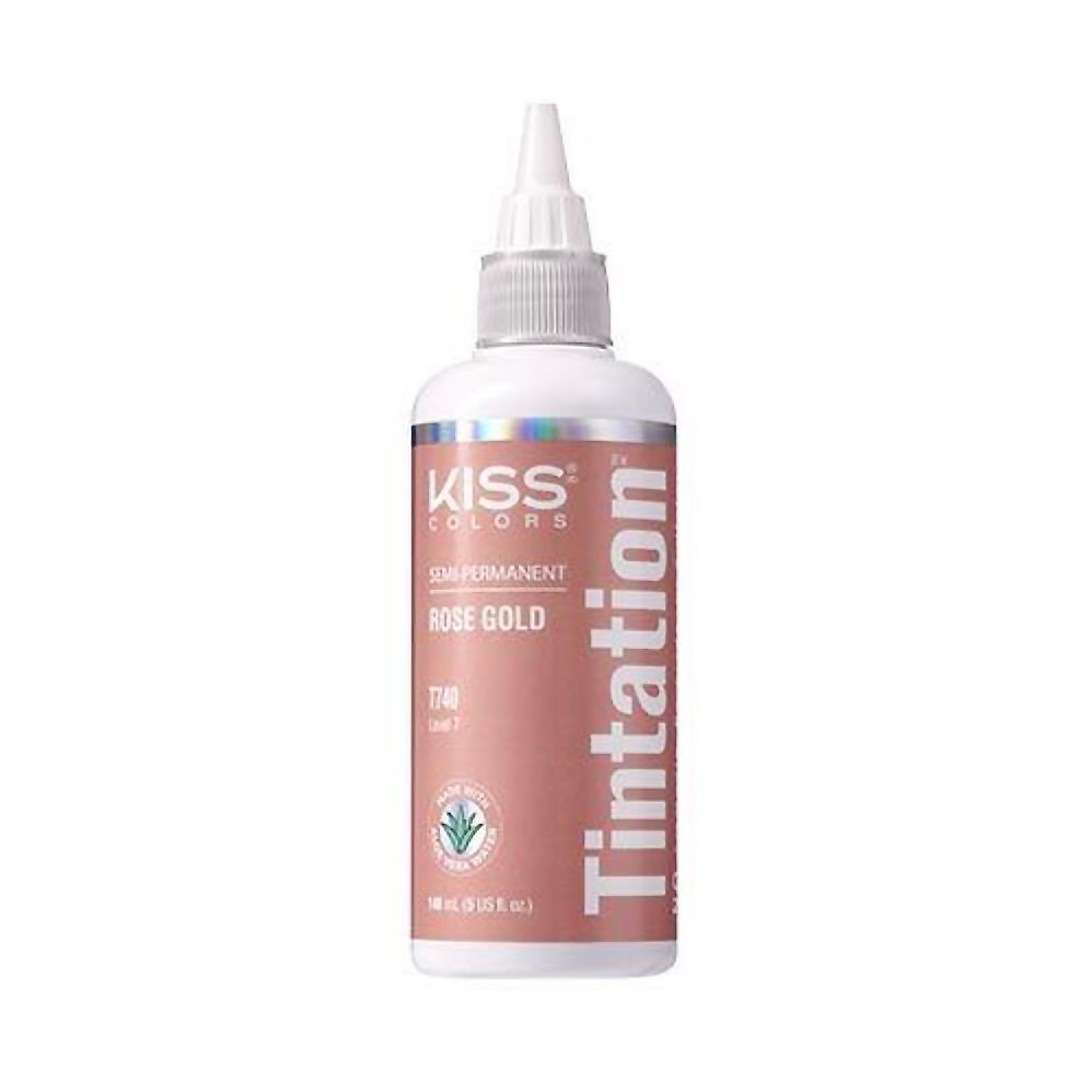Kiss Tintation Semi-Permanent Hair Color 5oz T740 ROSE GOLD