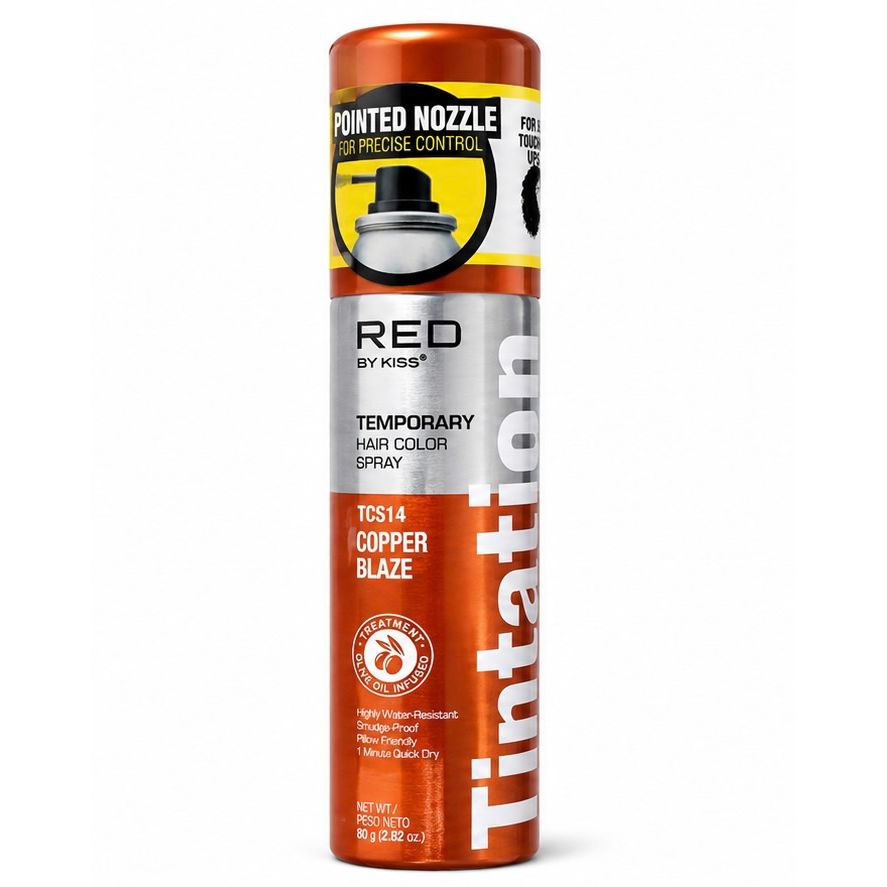 RED by KISS Tintation Temporary Hair Color Spray-TCS14 Copper Blaze