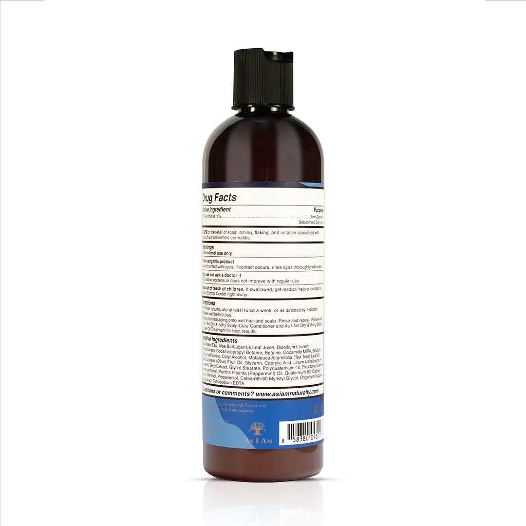 As I Am dry & itchy scalp care dandruff shampoo 12oz