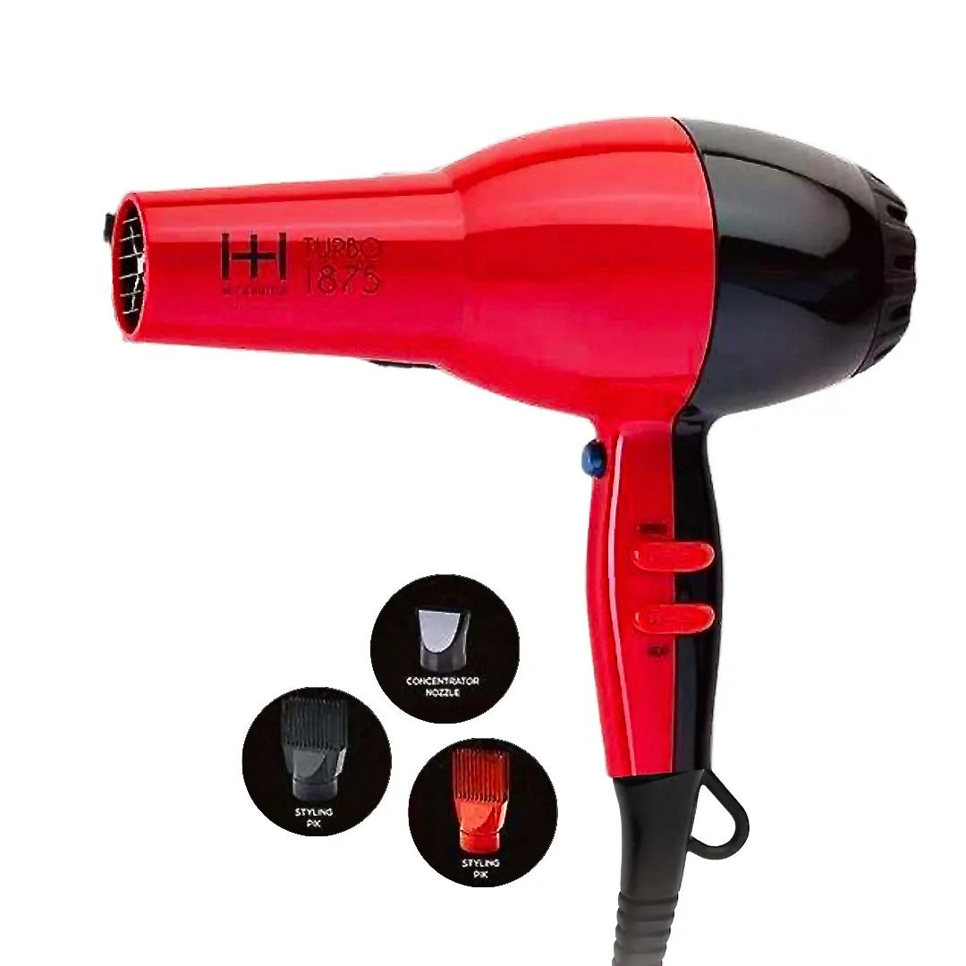 Hot & Hotter Turbo Ac Professional Hair Dryer, Red