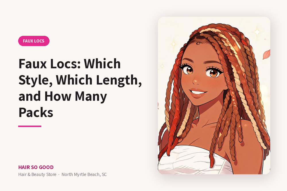Faux Locs: Which Style, Which Length, and How Many Packs