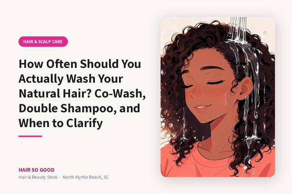 How Often Should You Actually Wash Your Natural Hair? Co-Wash, Double Shampoo, and When to Clarify — Hair So Good