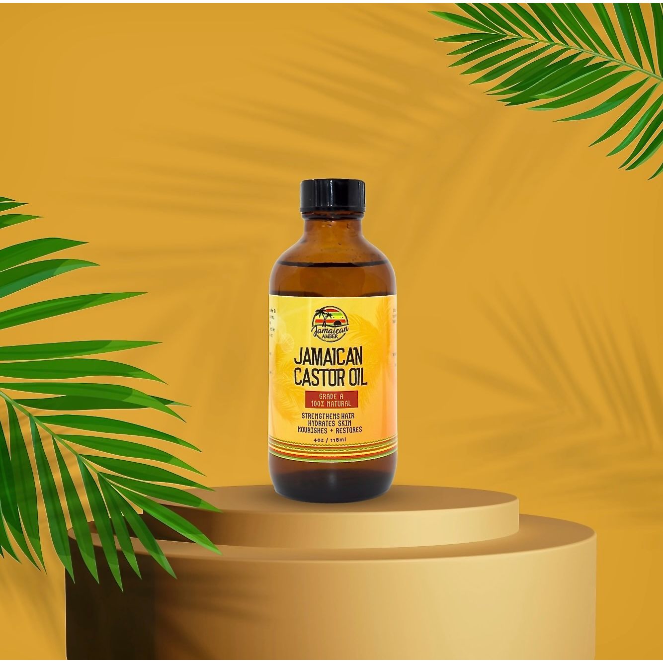 Jamaican Amber Jamaican Castor Oil 118ml
