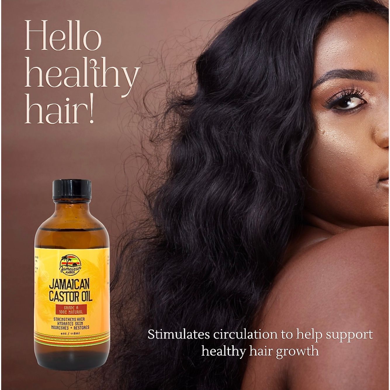 Jamaican Amber Jamaican Castor Oil 118ml