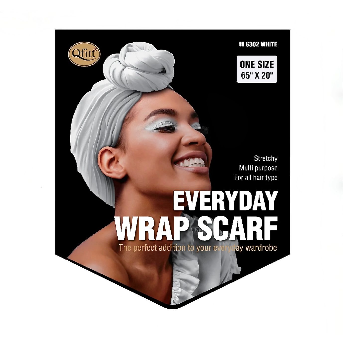 Qfitt EVERYDAY WRAP SCARF-WHITE
