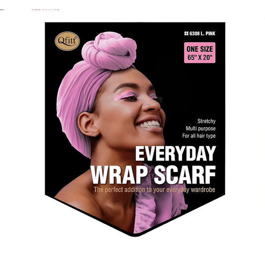 Qfitt EVERYDAY WRAP SCARF-LIGHT PINK