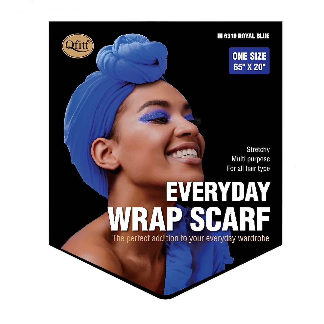 Qfitt EVERYDAY WRAP SCARF-ROYAL BLUE