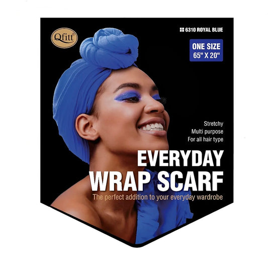 Qfitt EVERYDAY WRAP SCARF-ROYAL BLUE