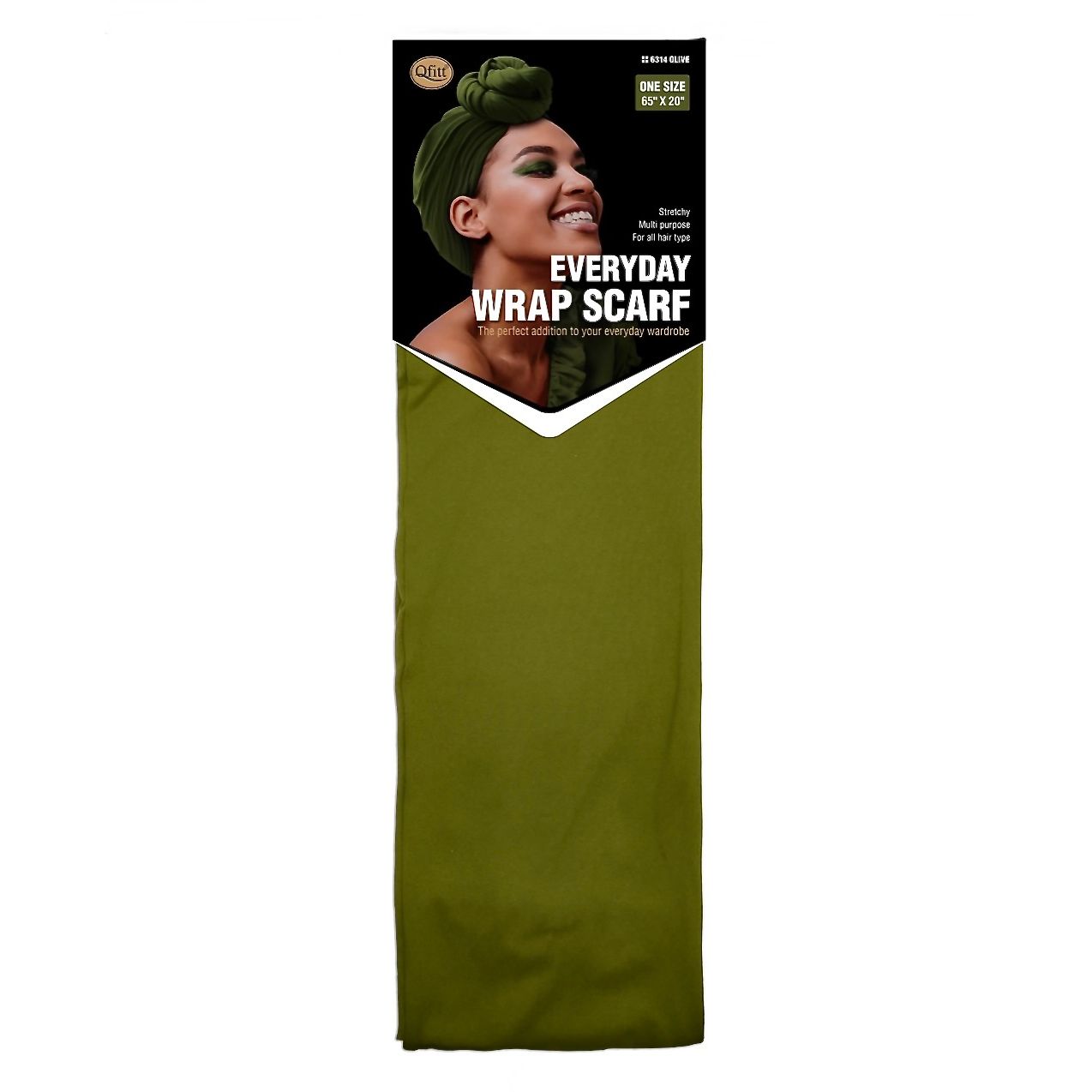 Qfitt EVERYDAY WRAP SCARF-OLIVE