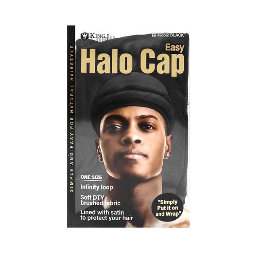 KING.J EASY HALO CAP - BLACK