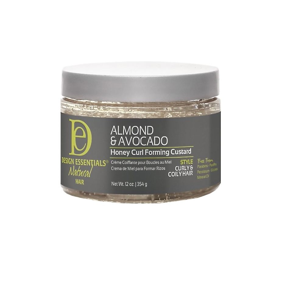 DESIGN ESSENTIALS Almond & Avocado Honey Curl Forming Custard-12oz