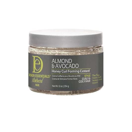 DESIGN ESSENTIALS Almond & Avocado Honey Curl Forming Custard-12oz