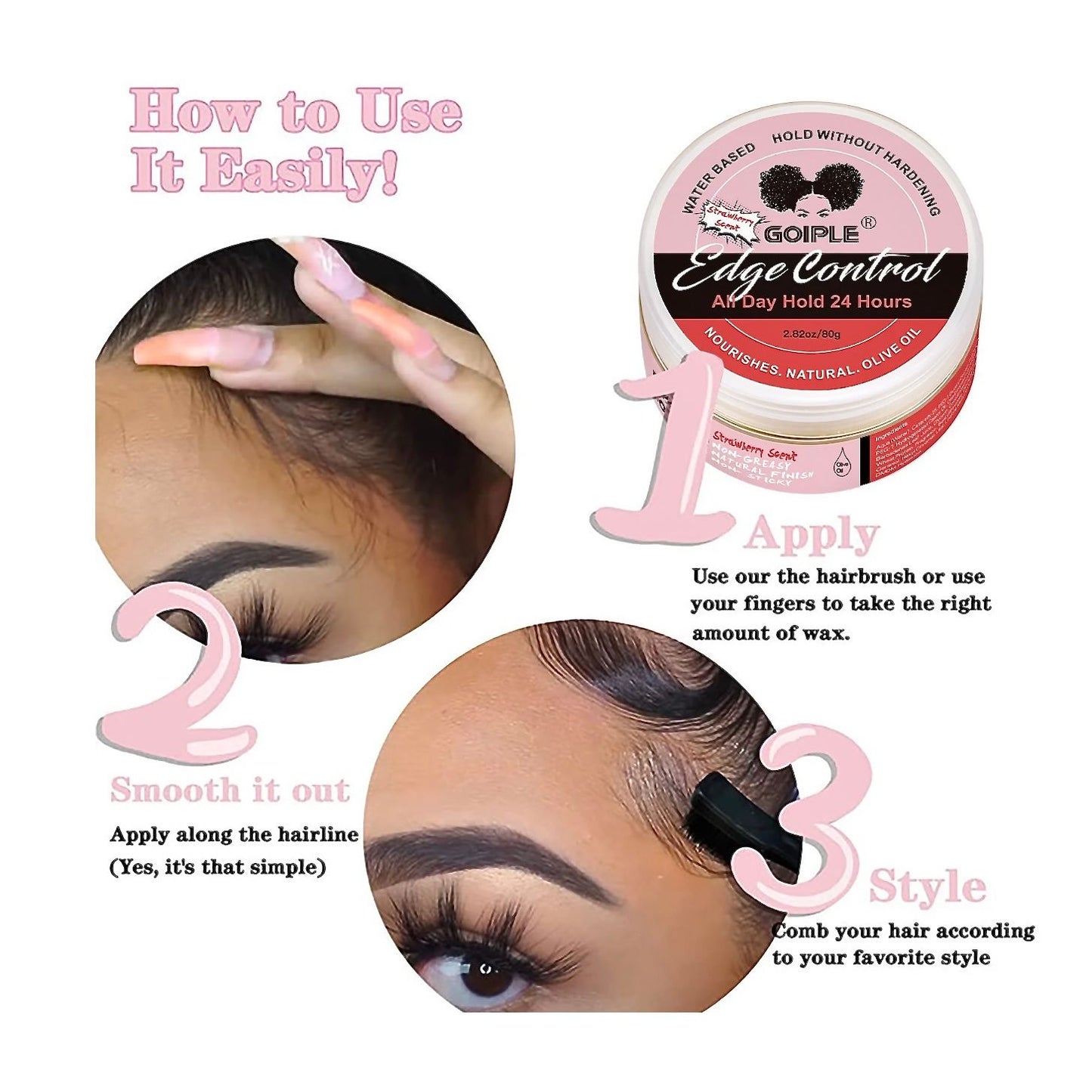 GOIPLE Edge Control-2.82oz