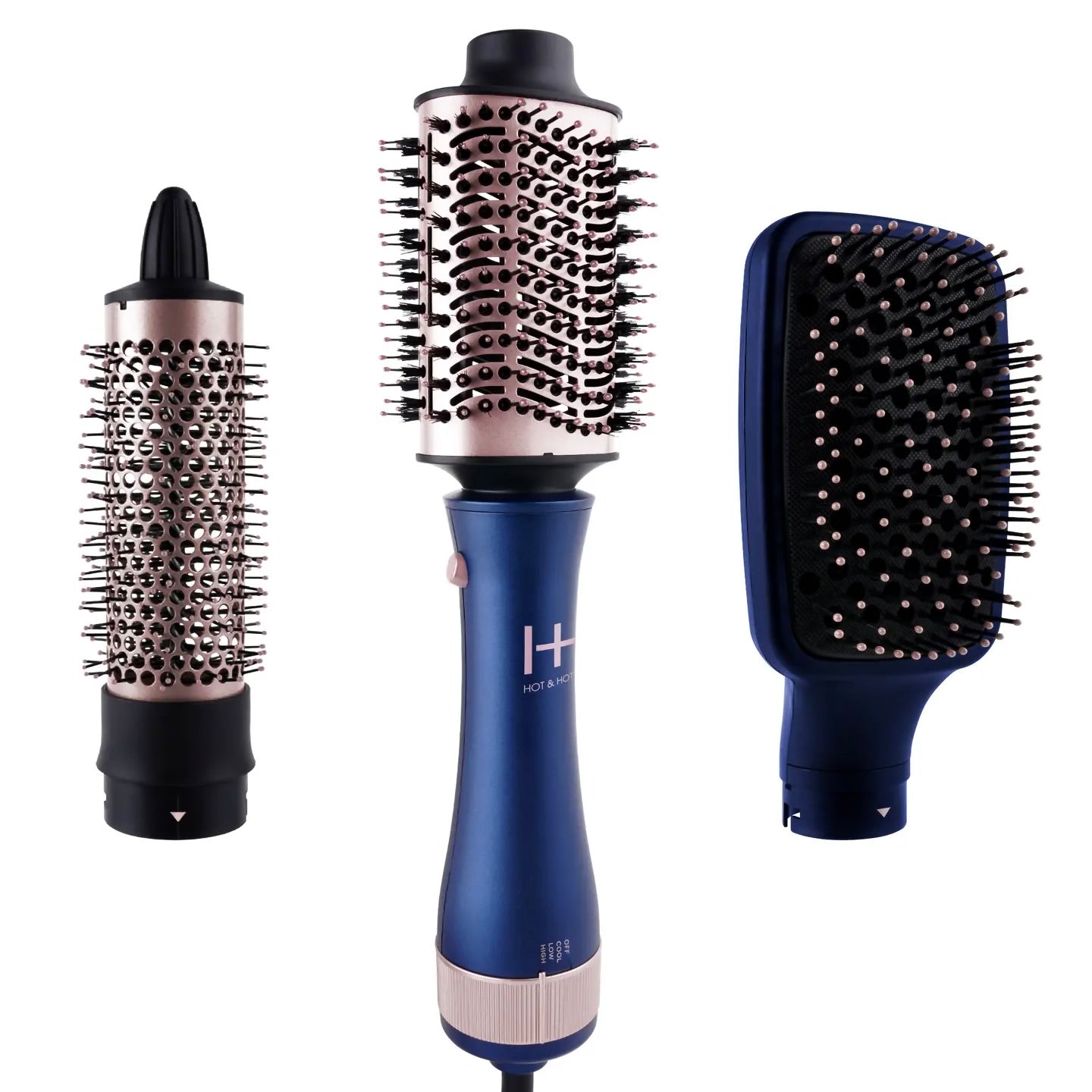 Hot & Hotter All-in-One Interchangeable Hair Dryer Brush