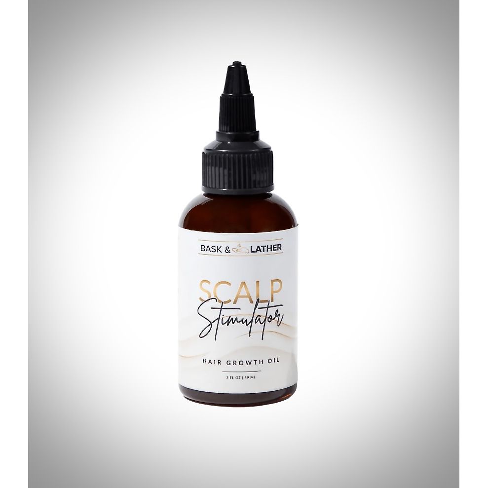 BASK & LATHER Scalp Stimulator | Hair Growth Oil 2fl oz