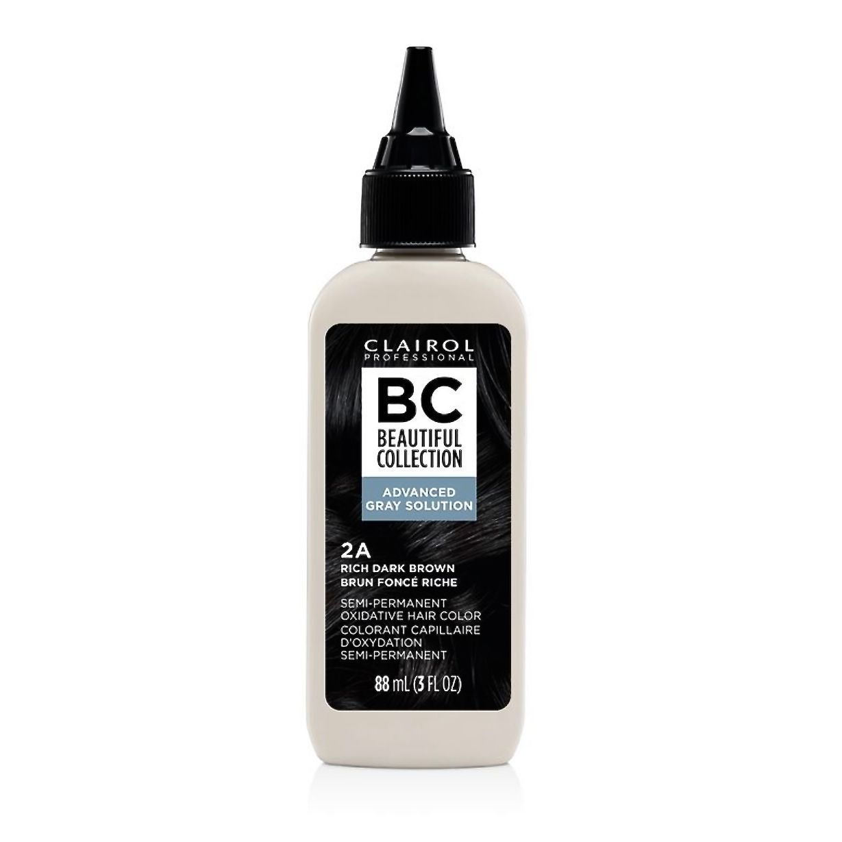 CLAIROL BEAUTIFUL COLLECTION ADVANCED GRAY SOLUTION – 2A Rich Dark Brown
