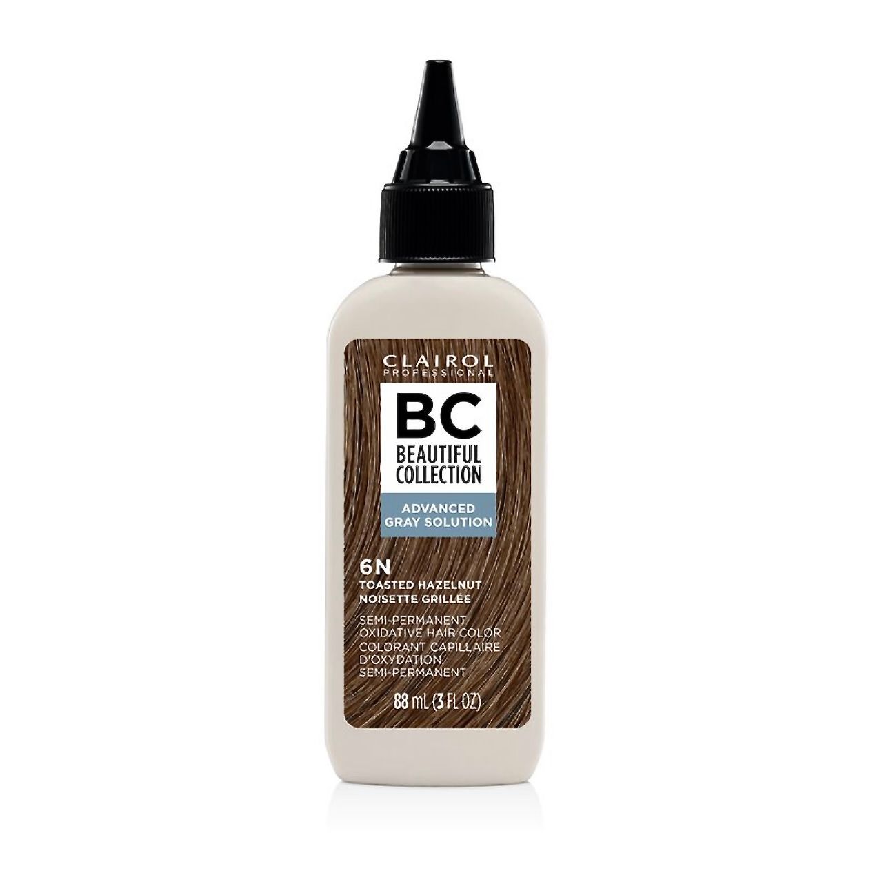 CLAIROL BEAUTIFUL COLLECTION ADVANCED GRAY SOLUTION – 6N Toasted Hazelnut