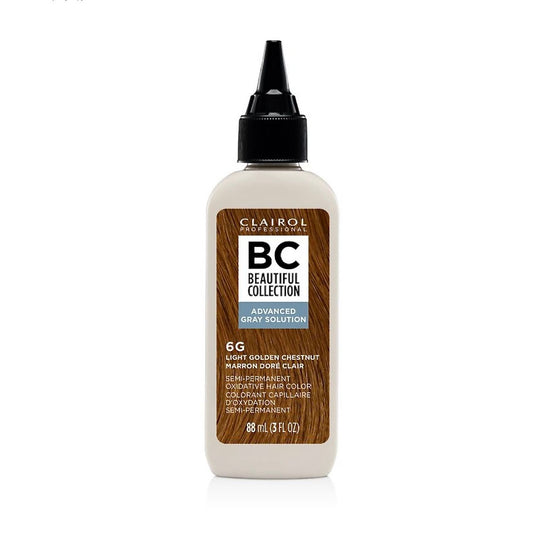 CLAIROL BEAUTIFUL COLLECTION ADVANCED GRAY SOLUTION – 6G Light Golden Chestnut