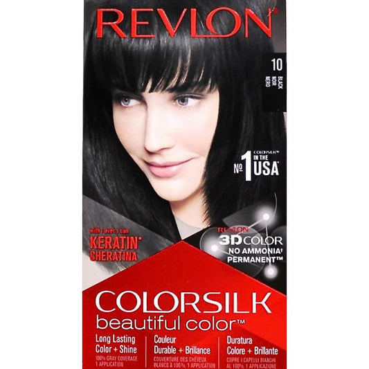 Revlon ColorSilk Beautiful Color - 10 BLACK