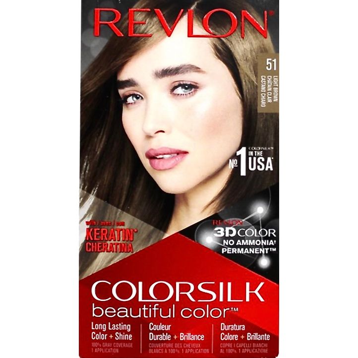 Revlon ColorSilk Beautiful Color - 51 Light Brown