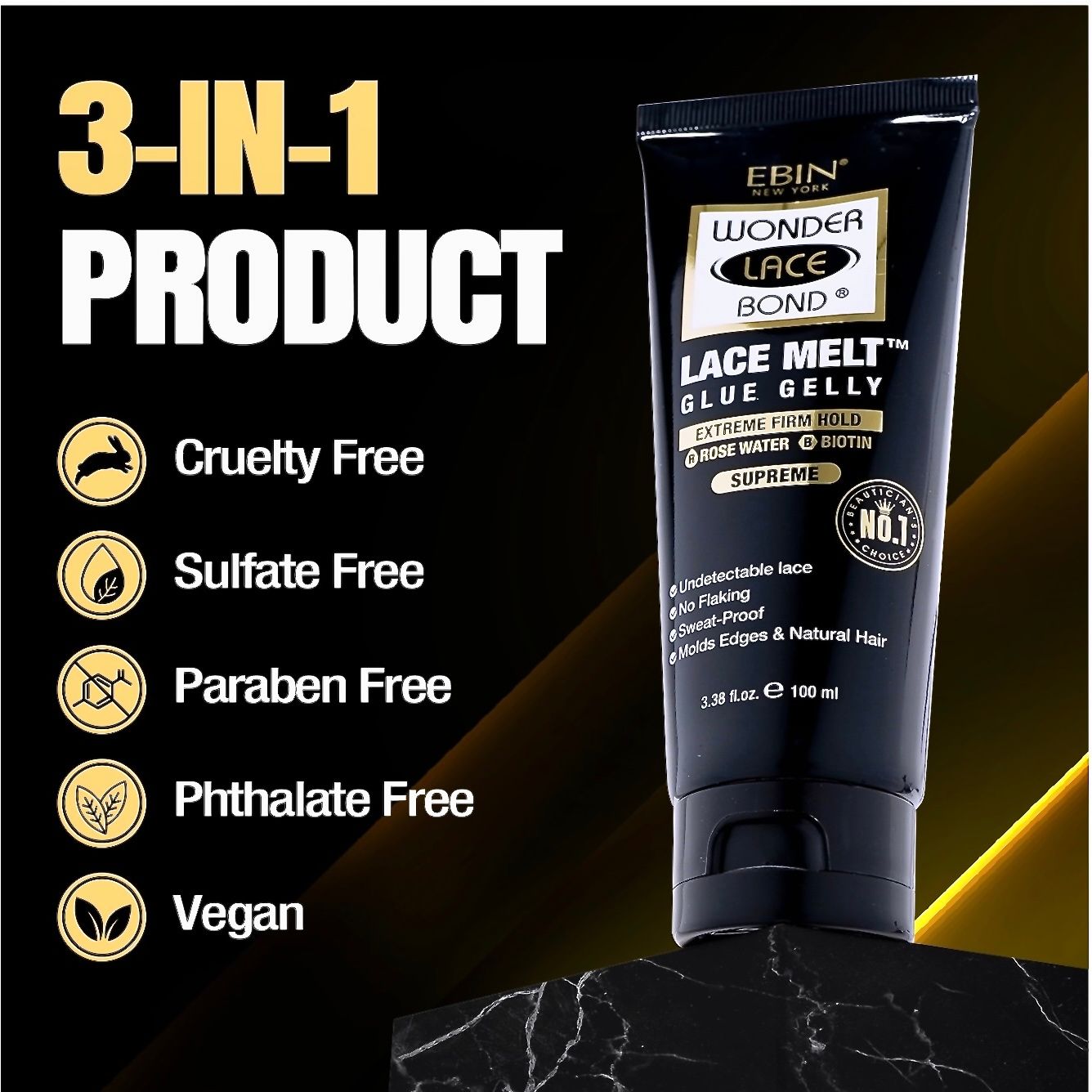 EBIN Wonder Lace Bond Lace Melt Glue Gelly 5.75 fl.oz.