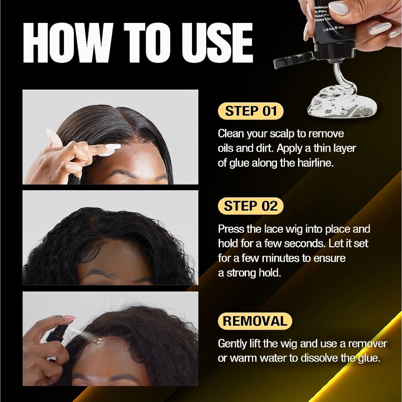 EBIN Wonder Lace Bond Lace Melt Glue Gelly 5.75 fl.oz.