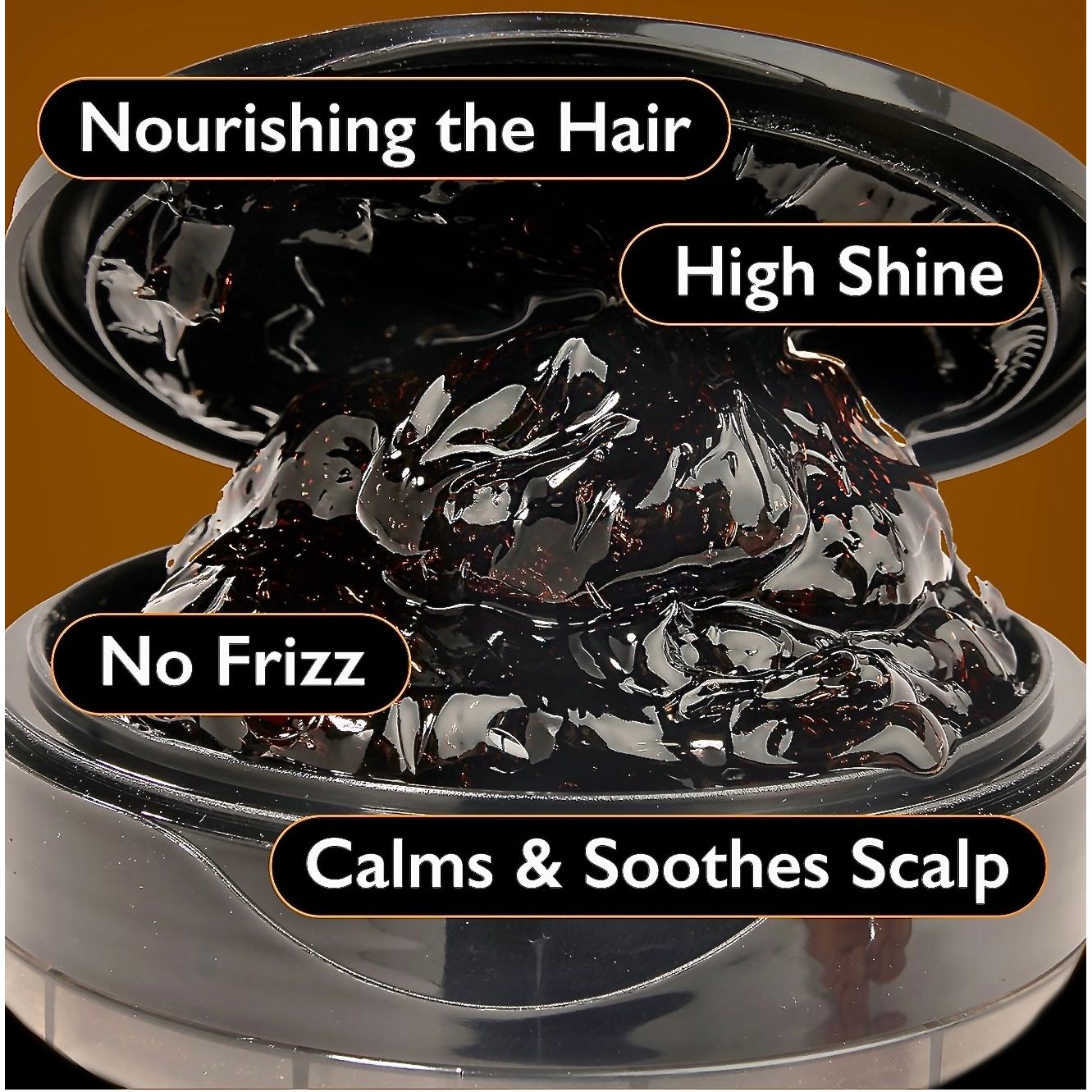 EBIN Melt'n Styling Gel - Black Castor Oil + Keratin 16 fl.oz