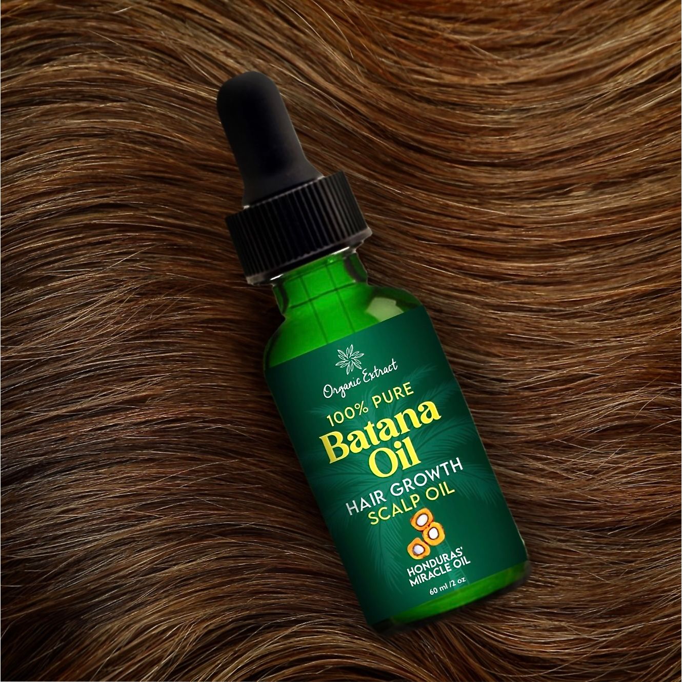 Organic Extract Batana Oil Stimulating Hair Growth Oil 2 oz/ 60ml