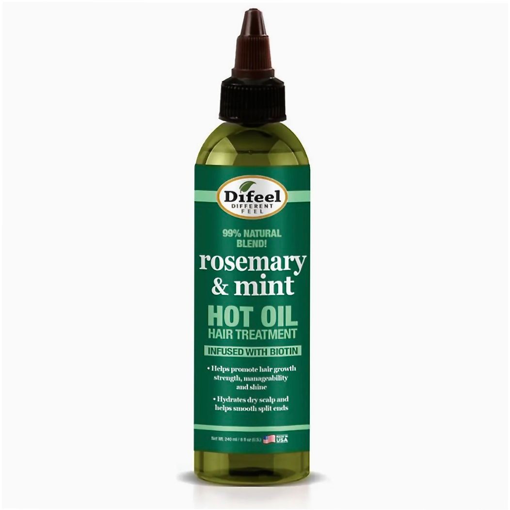 Difeel Rosemary & Mint Hot Oil Hair Treatment W/Biotin 8oz
