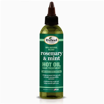Difeel Rosemary & Mint Hot Oil Hair Treatment W/Biotin 8oz