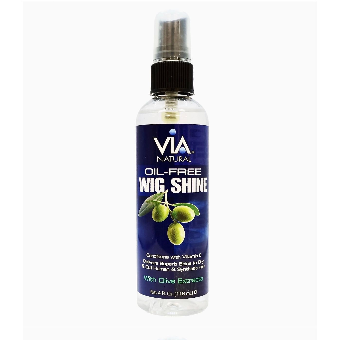 Via Natural Oil Free Wig Shine 4 oz.