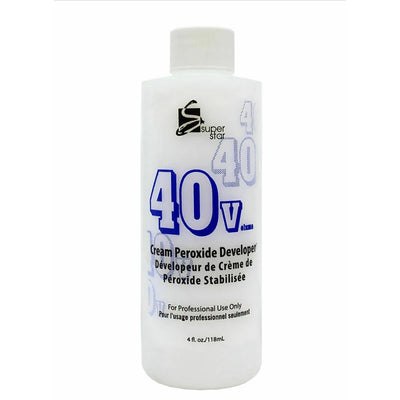 Superstar 40 Volume Cream Peroxide Developer, 4 oz