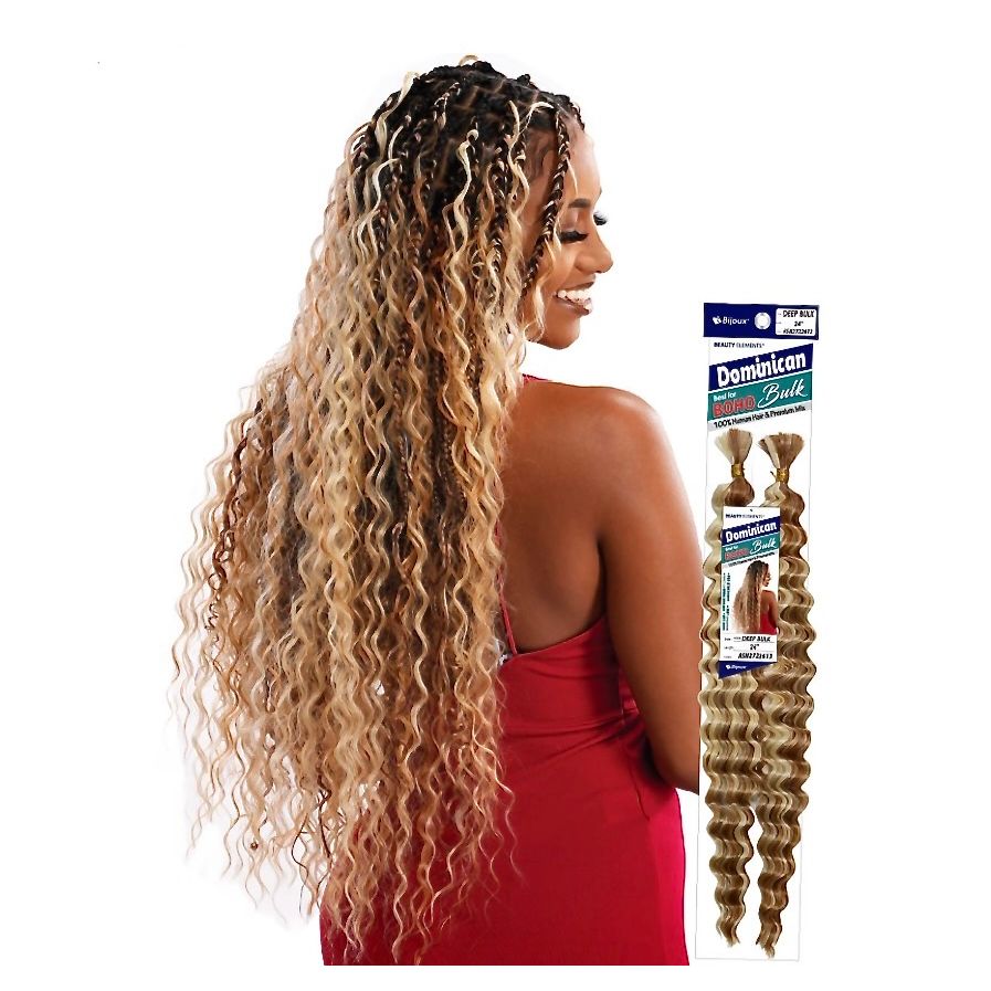 BIJOUX  DOMINICAN DEEP BULK 24"- Natural Black