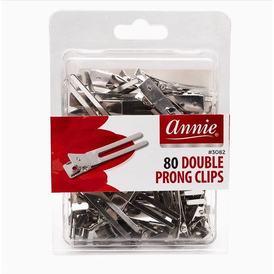 Annie Double Prong Clips 80Ct