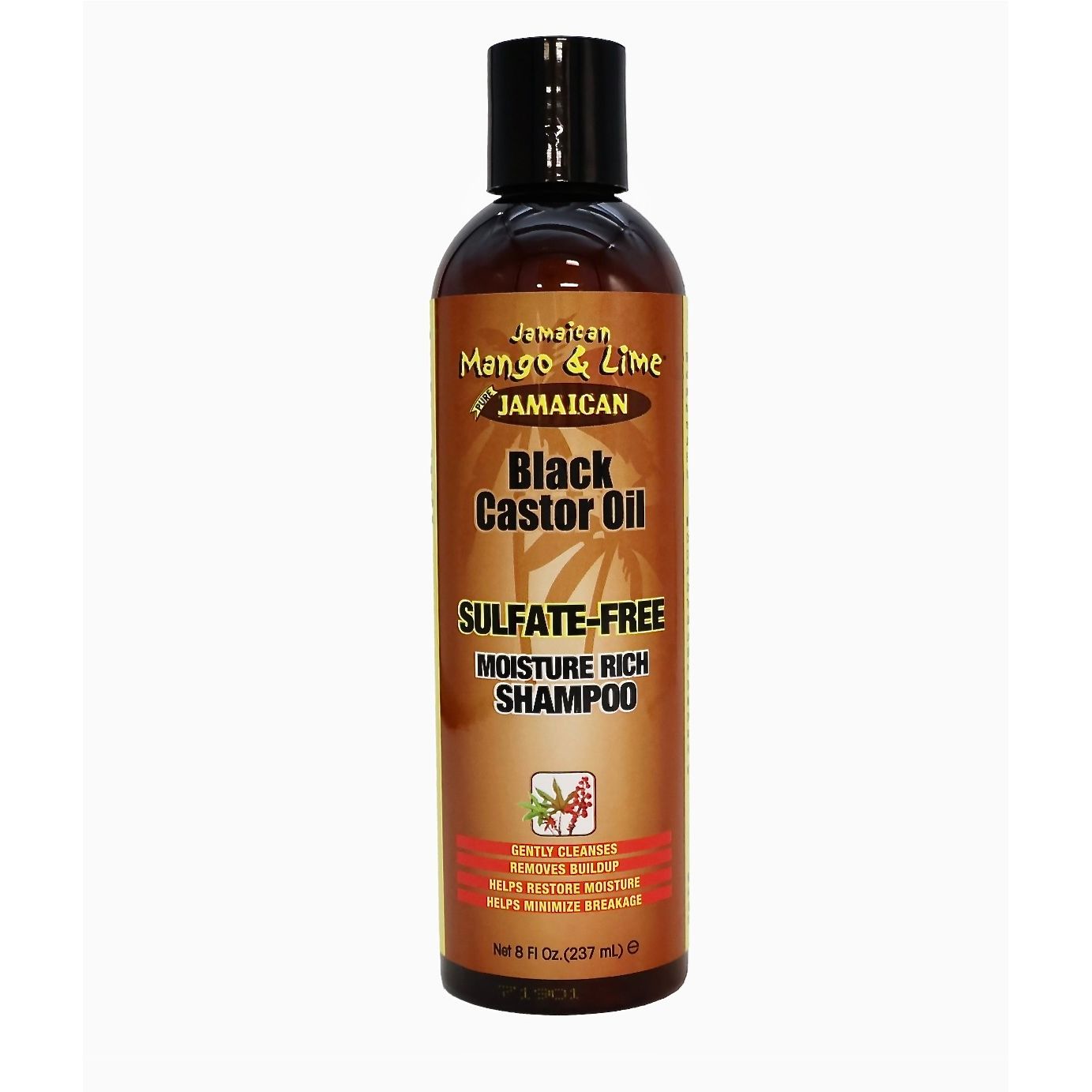Jamaican Mango & Lime Black  Castor Oil Shampoo,8oz