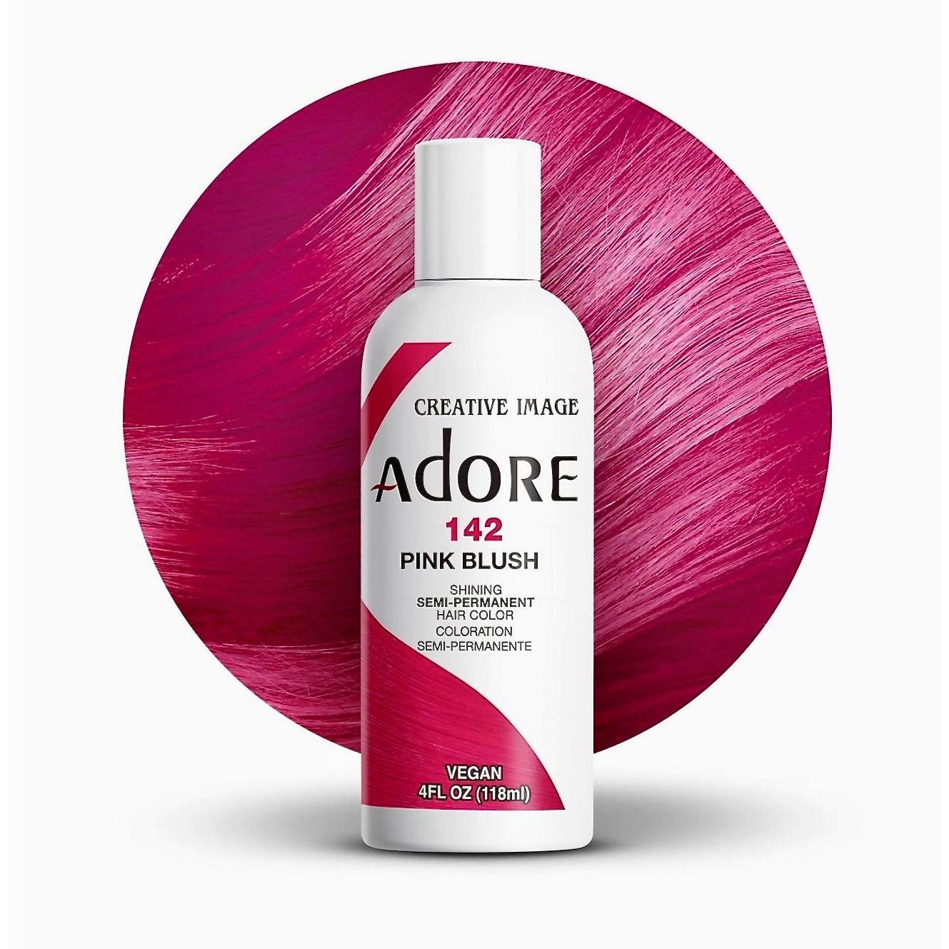 Adore Semi Permanent Hair Color 142 Pink Blush