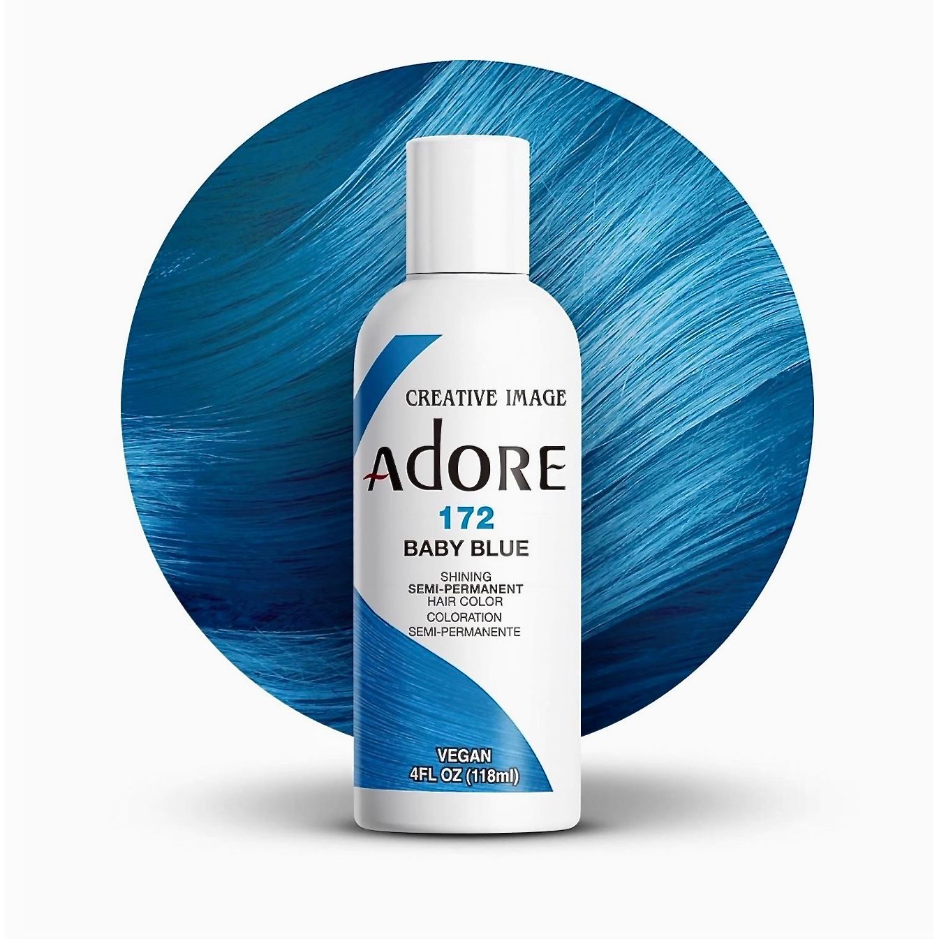 Adore Semi Permanent Hair Color 172 Baby Blue