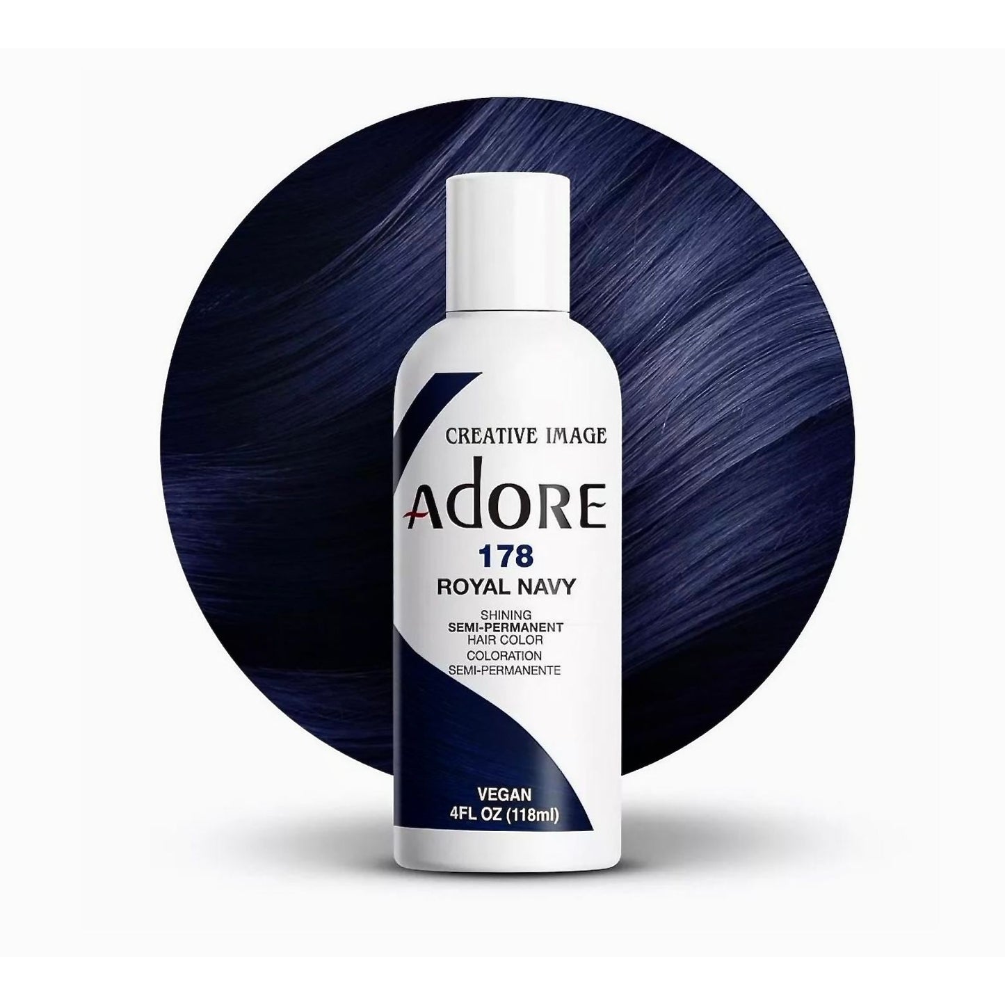 Adore Semi Permanent Hair Color 178 Royal Navy