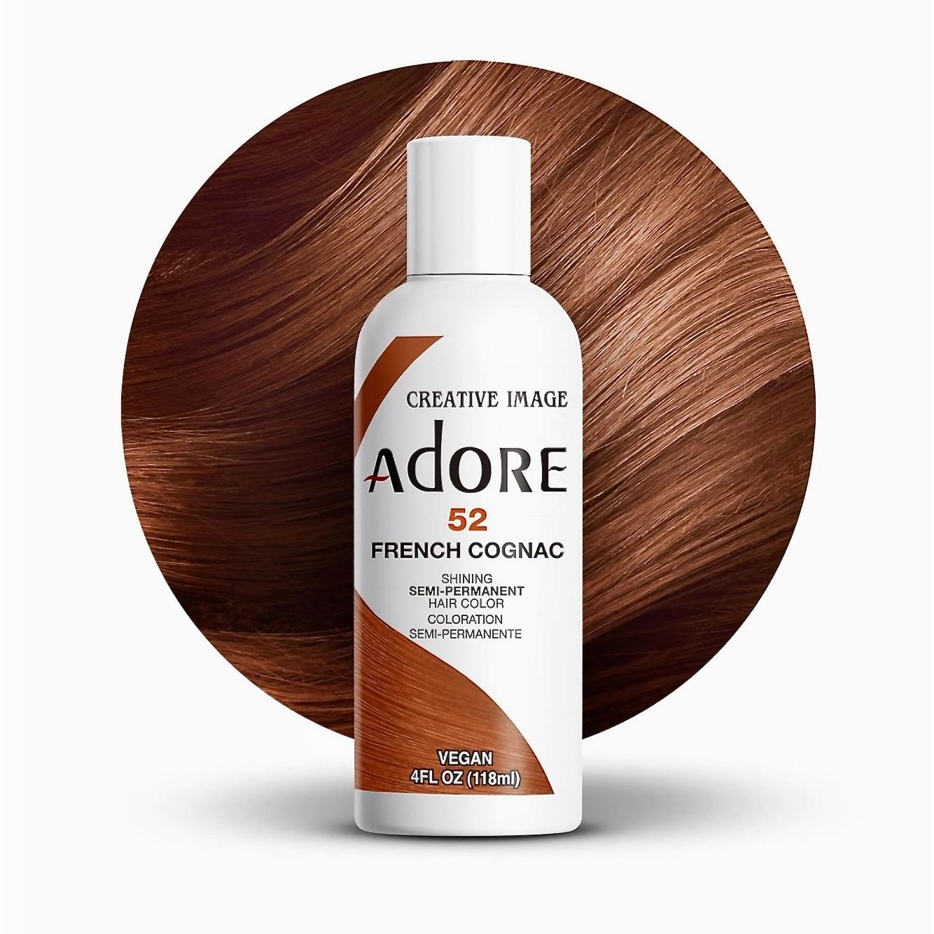 Adore Semi Permanent Hair Color 52 French Cognac