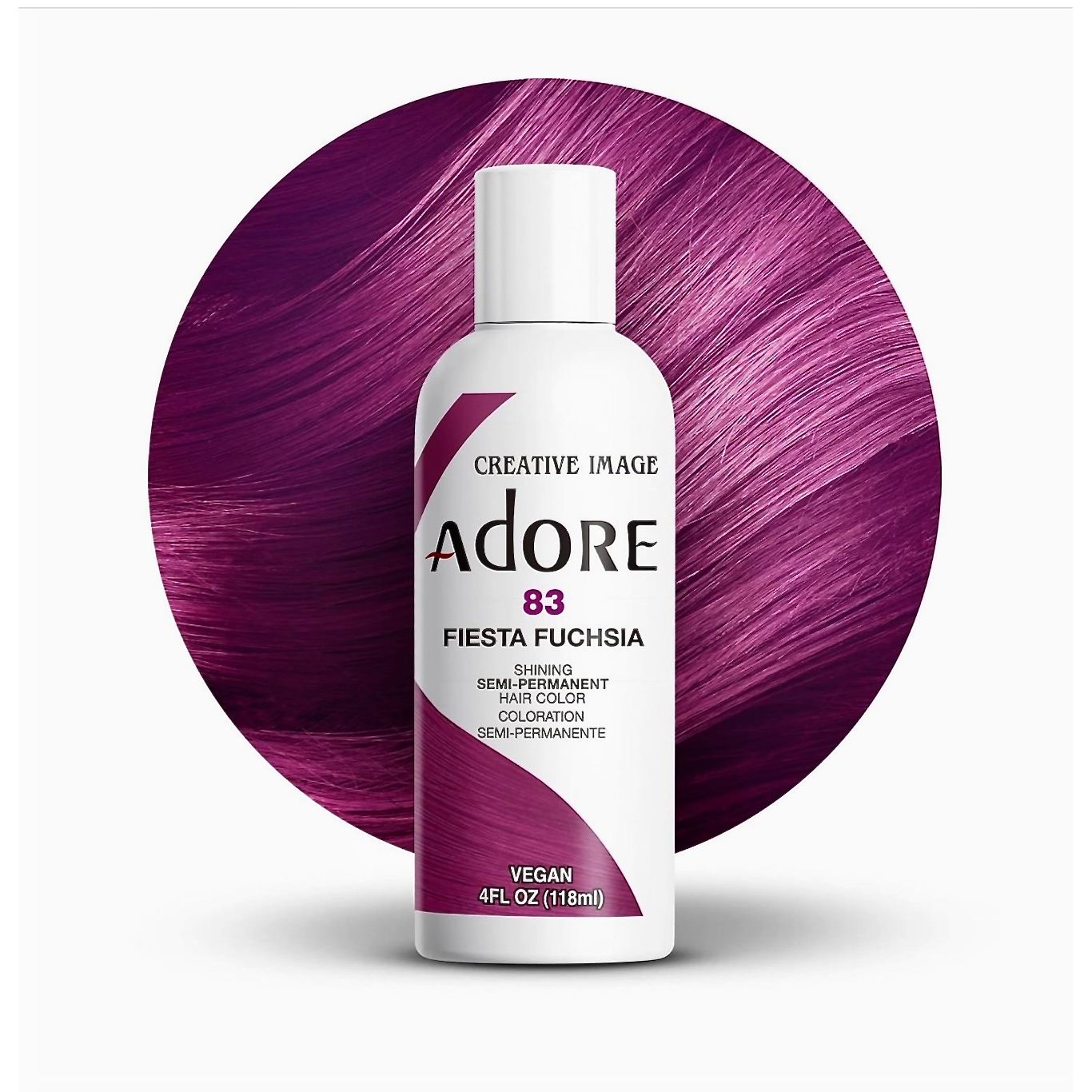 Adore Semi Permanent Hair Color 83 Fiesta Fuchsia