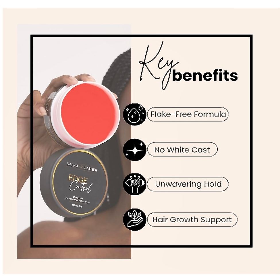 BASK & LATHER Edge Control 5.3oz