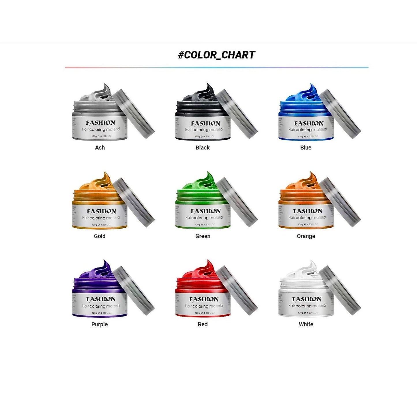 Mofajang Hair Color Wax ASH