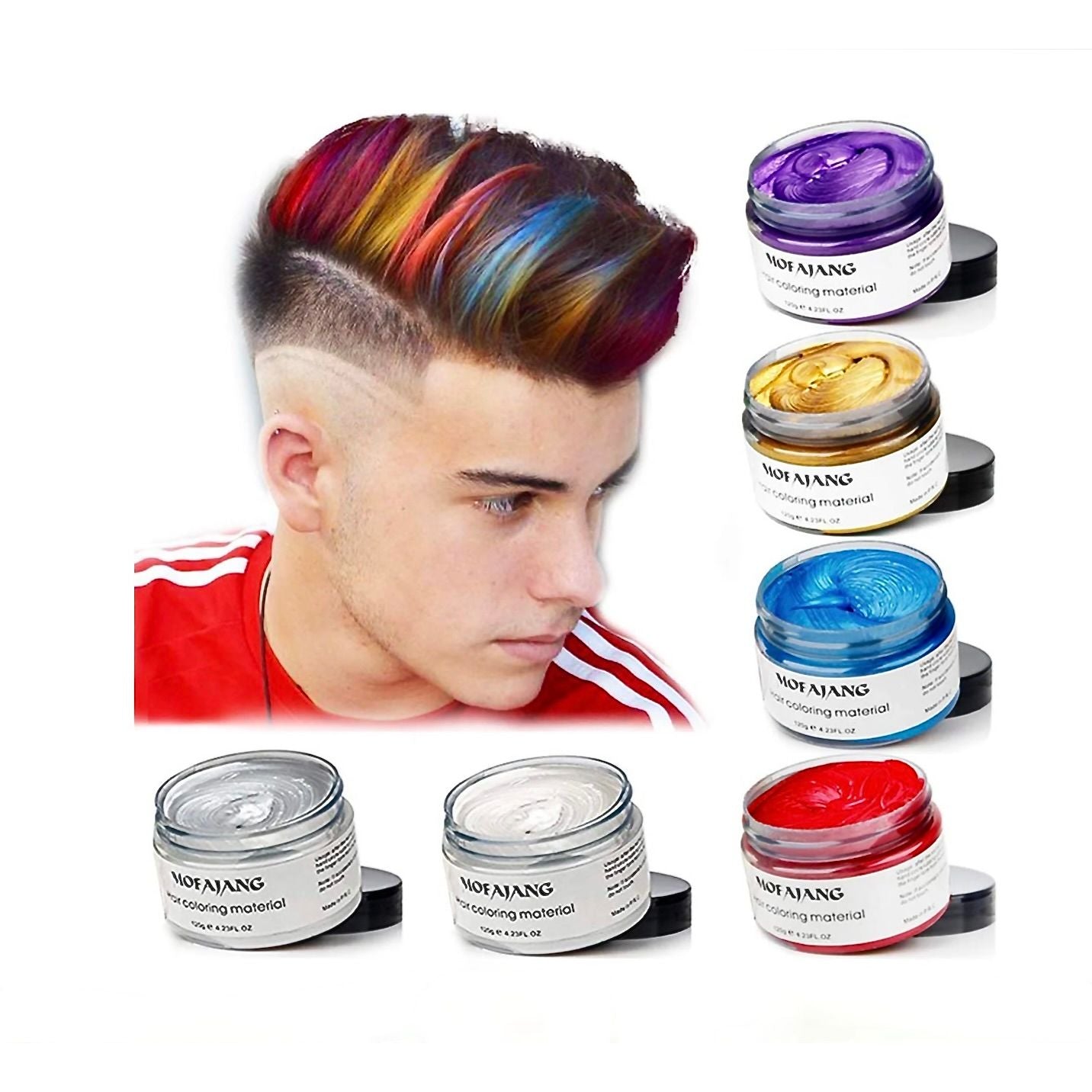 Mofajang Hair Color Wax ASH