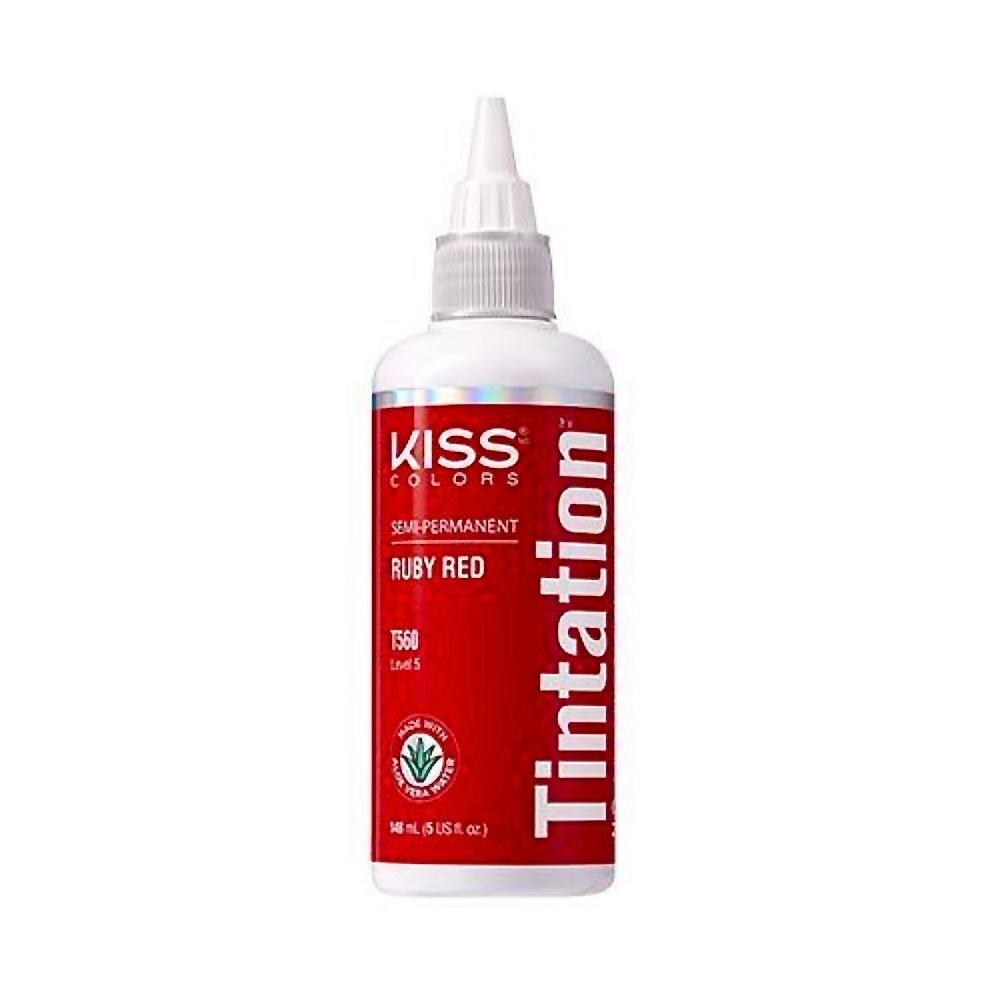 Kiss Tintation Semi-Permanent Hair Color 5oz T560 RUBY RED